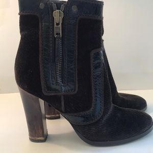 Stella McCartney Brown Corduroy Booties Size 36